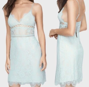 VICTORIAS SECRET Slip Dress Women XS Floral Lace Dream Angles LINGERIE Doll - Picture 1 of 17