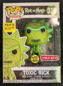 Funko Pop! Target Exclusive Rick and Morty Glow in the Dark Toxic Rick 335 2017 - Picture 1 of 6
