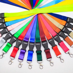 1 Cordino Semplice Per Cordino Da Collo Con Clip In Metallo Cordino + - Zdjęcie 1 z 62
