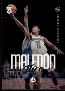 Theo Maledon 2020-21 Panini Chronicles Rookie Luminance Card #154 Oklahoma City