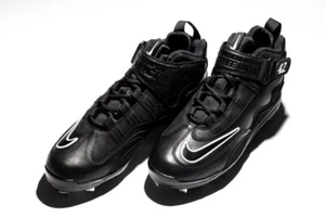 Nike Air Max Griffey 1 42 Cleat Jackie Robinson Day Baseball Cleats - Black - 12 - Picture 1 of 12