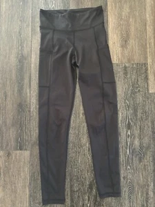 Aeropostale Black Leggings Women’s Size Small Side pocket - Picture 1 of 4