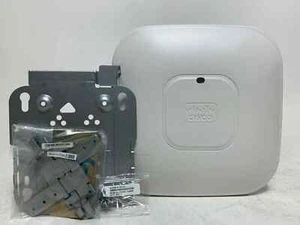 Cisco Aironet 3500 Series AIR-CAP3502I-E-K9 Wireless-N Access Point With Bracket - Picture 1 of 2