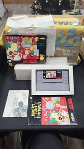 CIB KRUSTY'S SUPER FUN HOUSE SUPER NINTENDO SNES VIDEO GAME COMPLETE W PROTECTOR - Picture 1 of 14