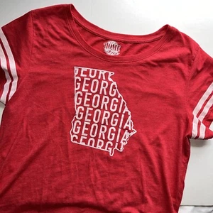 Camiseta roja State of Georgia para mujer M - Imagen 1 de 6