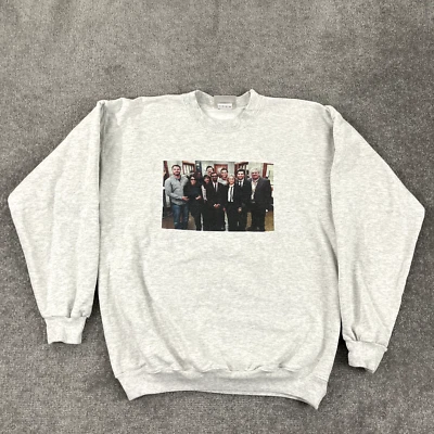 ПАРКИ и отдыха толстовка взрослых средний серый пуловер Crewneck ситком литой - Изображение 1 из 4