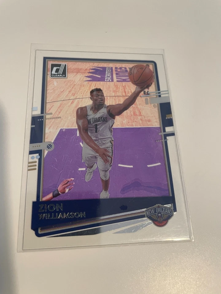 2020-21 Panini Clearly Donruss Zion Williamson New Orleans Pelicans #7 - Image 1 of 1