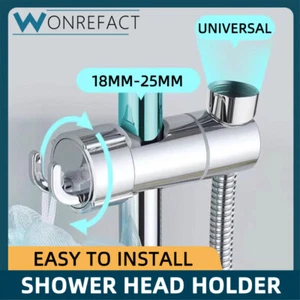 Adjustable Shower Head Holder for Slide Bar Bathroom Mount Bracket Support - Picture 1 of 12