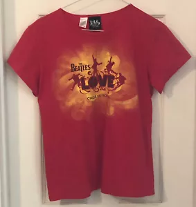 The Beatles - Cirque Du Soleil - Size LG - RED - Love Graphic T-Shirt - Picture 1 of 17