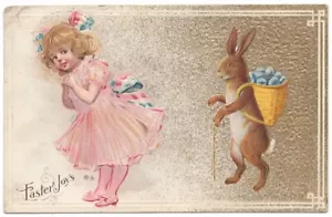 HUMMELSTOWN PA Postkarte OSTERHASE anthropomorph HARRISBURG PENNSYLVANIA - Bild 1 von 2