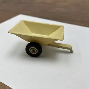 White Lawn Cart Trailer for ERTL Cub Cadet Lawn Mower Tractor Scale Model Part - Picture 1 of 8