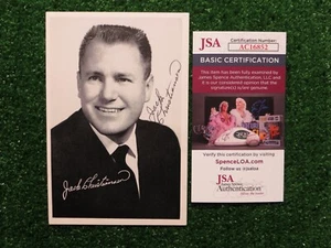 JACK CHRISTIANSEN SIGNED DETRIOT LIONS Photo JSA COA - Picture 1 of 5