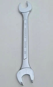 Open End Spanner, Wrench Metric 20mm - 22mm Drop Forged Tool Steel, Minimax, New - Picture 1 of 5