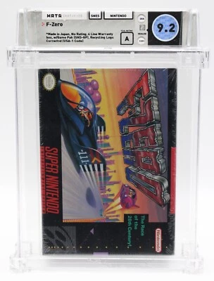F-Zero - WATA 9.2 Seal A - 1st Print Japan (Super Nintendo SNES) Sealed!!! - Image 1 of 4
