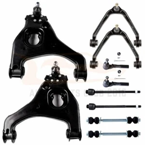For Chevy Silverado 1500 2WD 10PCS Front Control Arms Sway Bars Tie Rods Kit - Picture 1 of 12