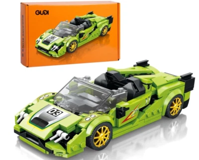 Juego de bloques de construcción 300+ piezas GUID coche deportivo, exhibición y coche de carreras coleccionable Foto 1 de 4