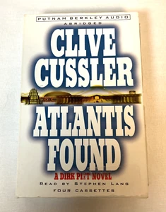 Clive Cussler Atlantis Found Audiobook Cassette 1999 Dirk Pitt Series Abridged - Picture 1 of 4