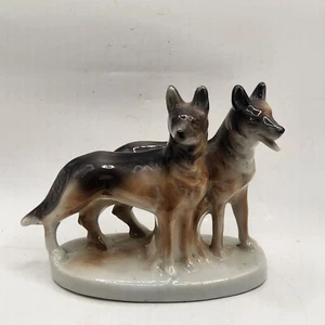 Vintage German Shepherds Figurine - Picture 1 of 7
