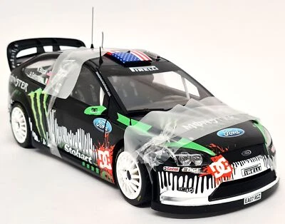 Sunstar 1/18 Ford Focus RS WRC07 Ken Block 2010 Rally Day Castle Coombe Circuit - Image 1 of 4