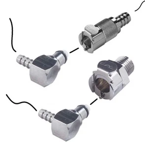 BMW R1200ST, R NineT, & 2008+ R1200GS Fuel Line Quick Disconnect Connectors 4pcs - Picture 1 of 2