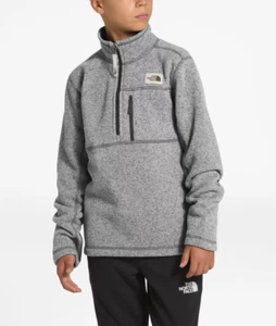 The North Face Boy Gordon Lyon Fleece 1/4 Zip Sweaters Jackets 4327 - Picture 1 of 12