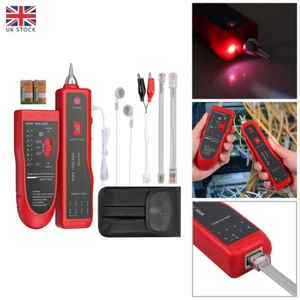 Wire Tracker RJ11 RJ45 Cable Tester Line Finder Ethernet LAN Network Cable Toner - Picture 1 of 13
