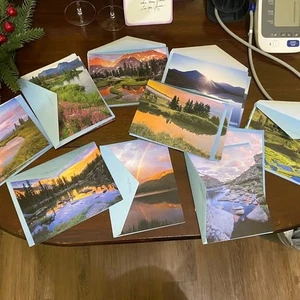 14 John Fielder's Vintage Mountain Gallery "Leanin' Tree Blanko Karten &env. ea - Bild 1 von 6