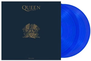 QUEEN LP x 2 Greatest Hits II DBL BLUE VINYL Exclusive Limited Edition NEW Seale - Picture 1 of 22