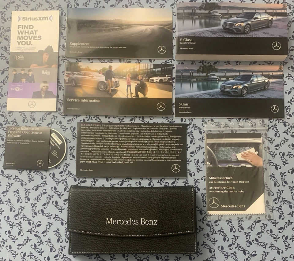 2020 MERCEDES-BENZ S КЛАССА ВЛАДЕЛЬЦЕВ РУКОВОДСТВО S450 MAYBACH S560 S650 ПОЛНЫЙ OEM НАБОР #2 - Изображение 1 из 1