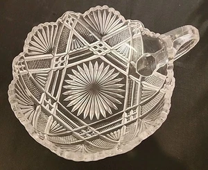 EAPG George Duncan ARIZONA TEPEE WIGWAM caramella con manico 6" piatto caramelle pannolino E2  - Foto 1 di 6