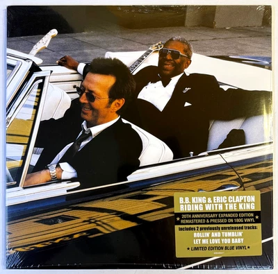 B.B. KING+ERIC CLAPTON Riding With The King LTD BLUE VINYL 2xLP 180g SEALED! - Image 1 of 3