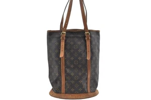Echte Louis Vuitton Monogramm Bucket GM Schultertasche Beuteltasche Tasche M42236 LV Trödel L2661 - Bild 1 von 10