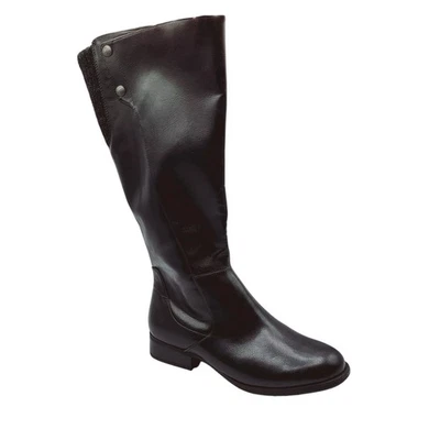 Life Stride Soft System XRipley Black Vegan Leather Riding Boots Size 8.5 W NWOT - Image 1 of 4