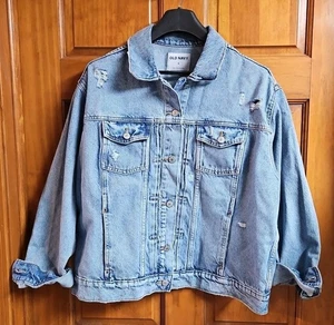 Old Navy - klassische Jeansjacke - Distressed helle Waschung - Größe XL - Bild 1 von 3
