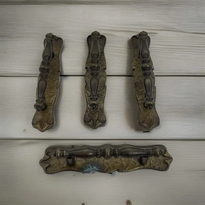 4 placas traseras de cajón de gabinete Amerock Carriage House 176A MCM Foto 1 de 4