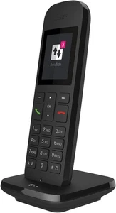 Telekom Speedphone 12 Schwarz Kabelloses Telefon Strahlungsarm Verpackung beschä - Bild 1 von 1
