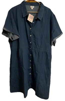 Vestido Vaquero LuLaRoe Ashton Azul - Talla 3XL, NUEVO CON ETIQUETAS Foto 1 de 4