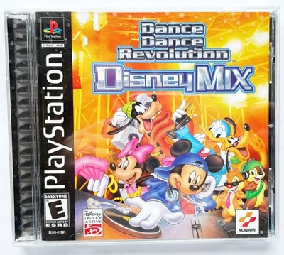 Dance Dance Revolution: Disney Mix Sony PlayStation 1 2001 PS1 DDR CIB COMPLETE - Image 1 of 4