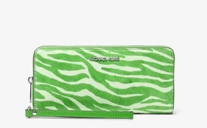 Michael Kors Large Jet Set Travel JST Continental VERO HAIRCALF stampa esotica nuovo con etichette - Foto 1 di 8