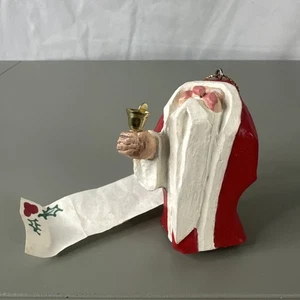 Department 56 BAREFOOT SANTA Sammlerstück Weihnachtsschmuck Glocke Läuten Weihnachtsmann - Bild 1 von 5
