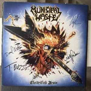 MUNICIPAL WASTE BAND SIGNED VINYL ELECTRIFIED BRAIN AUTOGRAPHED RECORD ALBUM LP - Picture 1 of 4