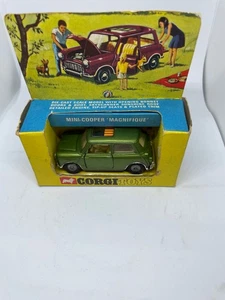 Corgi Vintage Diecast Toy Number 334 Mini Cooper With Box - Picture 1 of 4