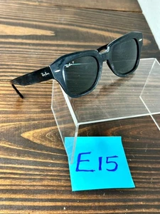 Ray-Ban State Street RB2186 901/58 Polished Black Sonnenbrille Cat Eye RISSIG - Bild 1 von 8