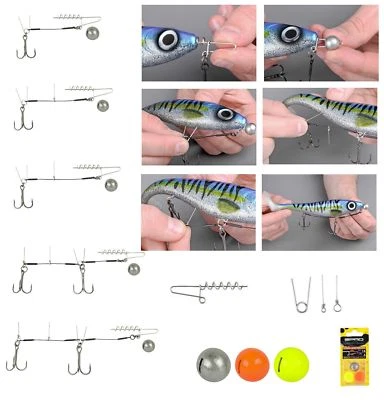 Haken-System Spiralstinger für Gummifisch Schleppsystem Spro-Gummifischsystem  - Bild 1 von 4