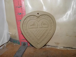 BROWN BAG COOKIE ART COOKIE (OR WHATEVER) MOLD - BIRDS HEART FROM 1993 - Picture 1 of 2