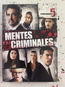 MENTES CRIMINALES 5ª QUINTA TEMPORADA -6 x DVD ESPAÑOL INGLES ITALIANO AM - Imagen 1 de 5
