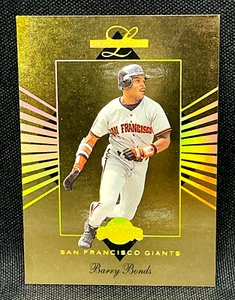 BARRY BONDS - 1994 Leaf Limited Baseball #10 GOLD /10000 - SAN FRANCISCO GIANTS - Picture 1 of 2