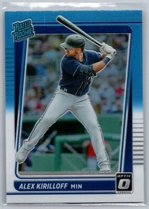 2021 Donruss Optic #40 Alex Kirilloff Rookie RC Carolina Blue & White Prizm Card - Bild 1 von 2