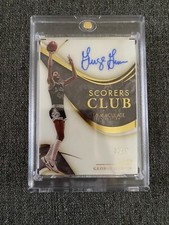 2019-20 George Gervin Panini Immaculate Scorers Club Signatures Auto 23/99 Spurs