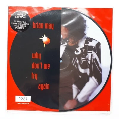 Brian May: Why Don't We Try Again -  1998 UK LTD EDT NUMBERED 7" vinyl - Image 1 of 4